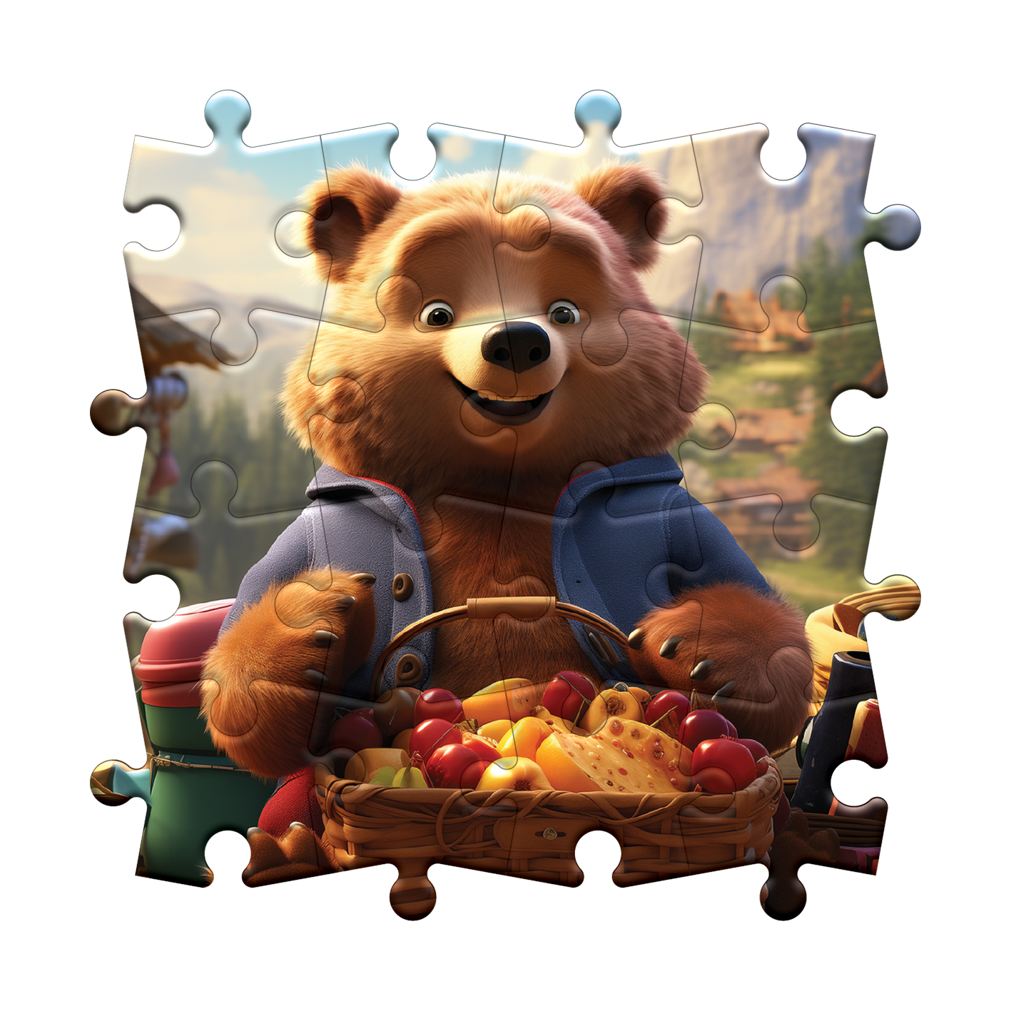 Picknick-Bär-Party
