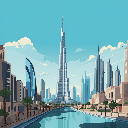 Hoch aufragendes Burj Khalifa-Abenteuer