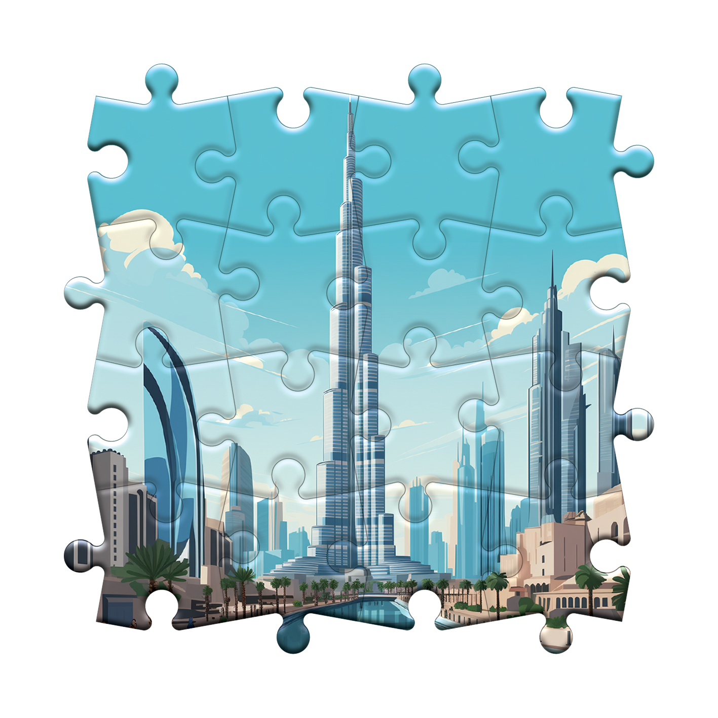 Hoch aufragendes Burj Khalifa-Abenteuer
