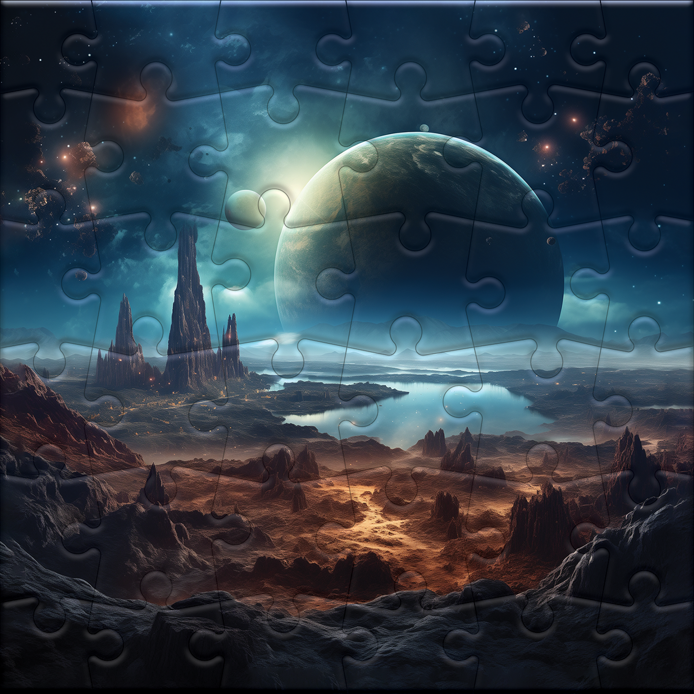 Bezaubernde Erdlandschaft