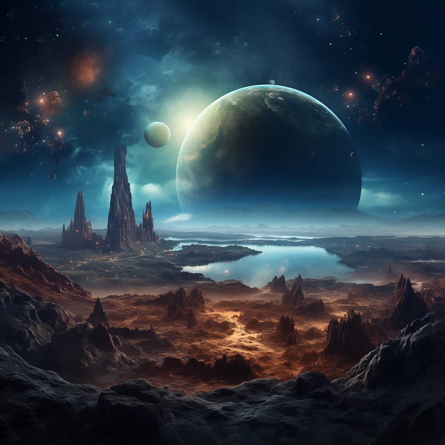 Bezaubernde Erdlandschaft