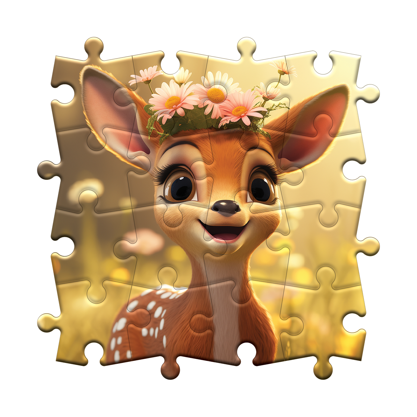 Floral Deer Adventure