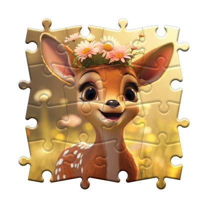 Floral Deer Adventure