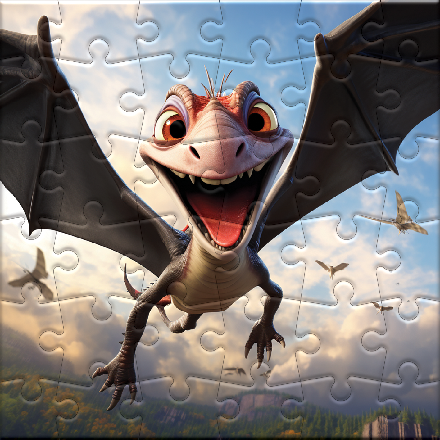 Unerschrockener Pterodaktylus-Start