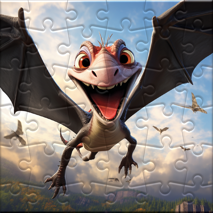 Unerschrockener Pterodaktylus-Start