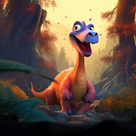 Flanierende Diplodocus-Reise