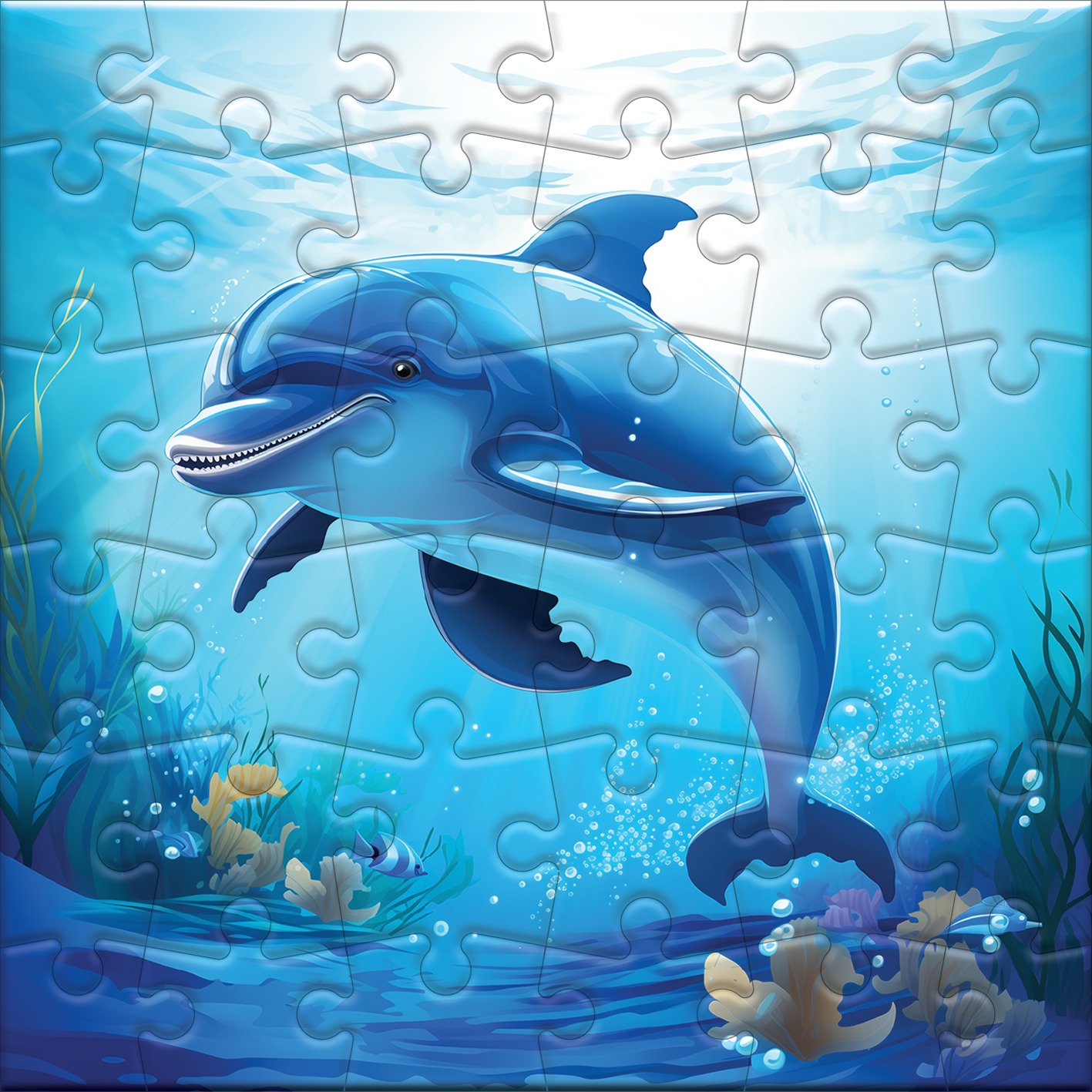 Gleitender Delphin-Flip