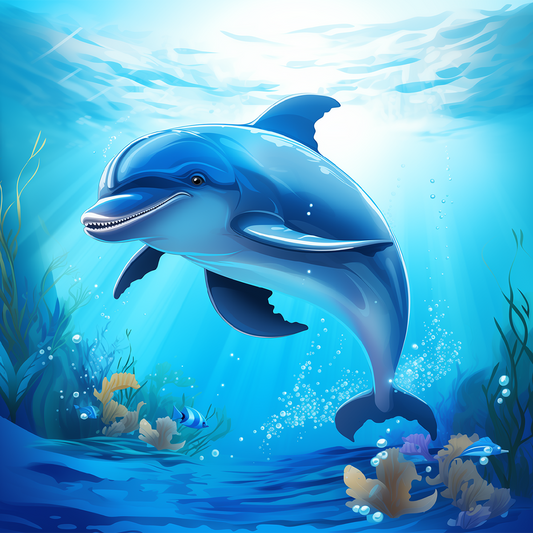 Gleitender Delphin-Flip
