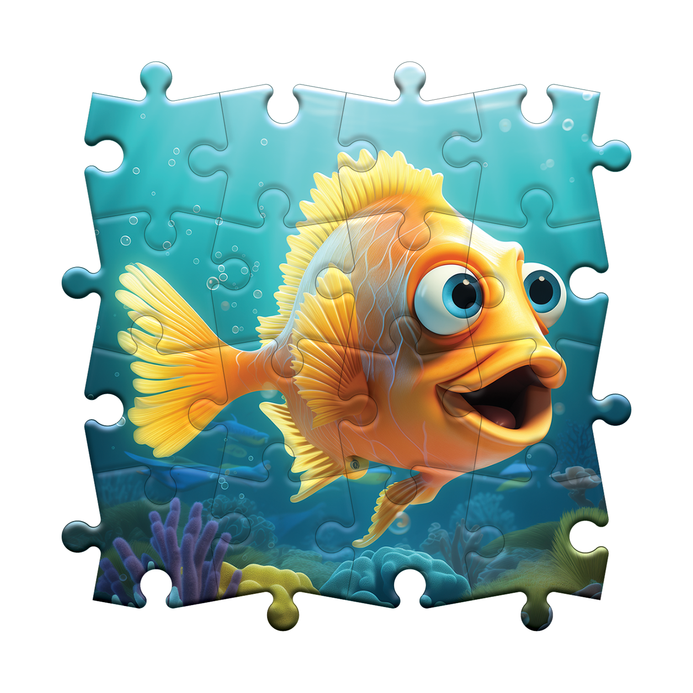 Tour ludique des poissons-anges