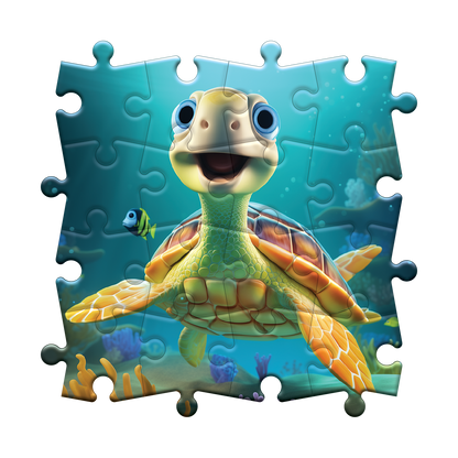 Smiley-Schildkröten-Abenteuer