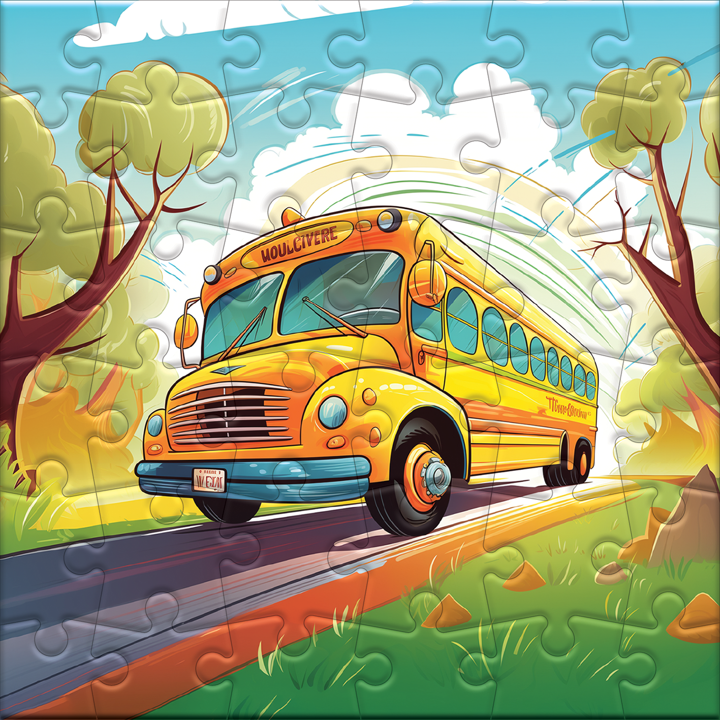 Autobus scolaire magique