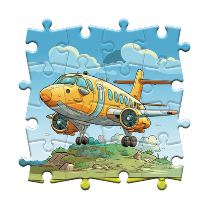 Flugreise in den Himmel