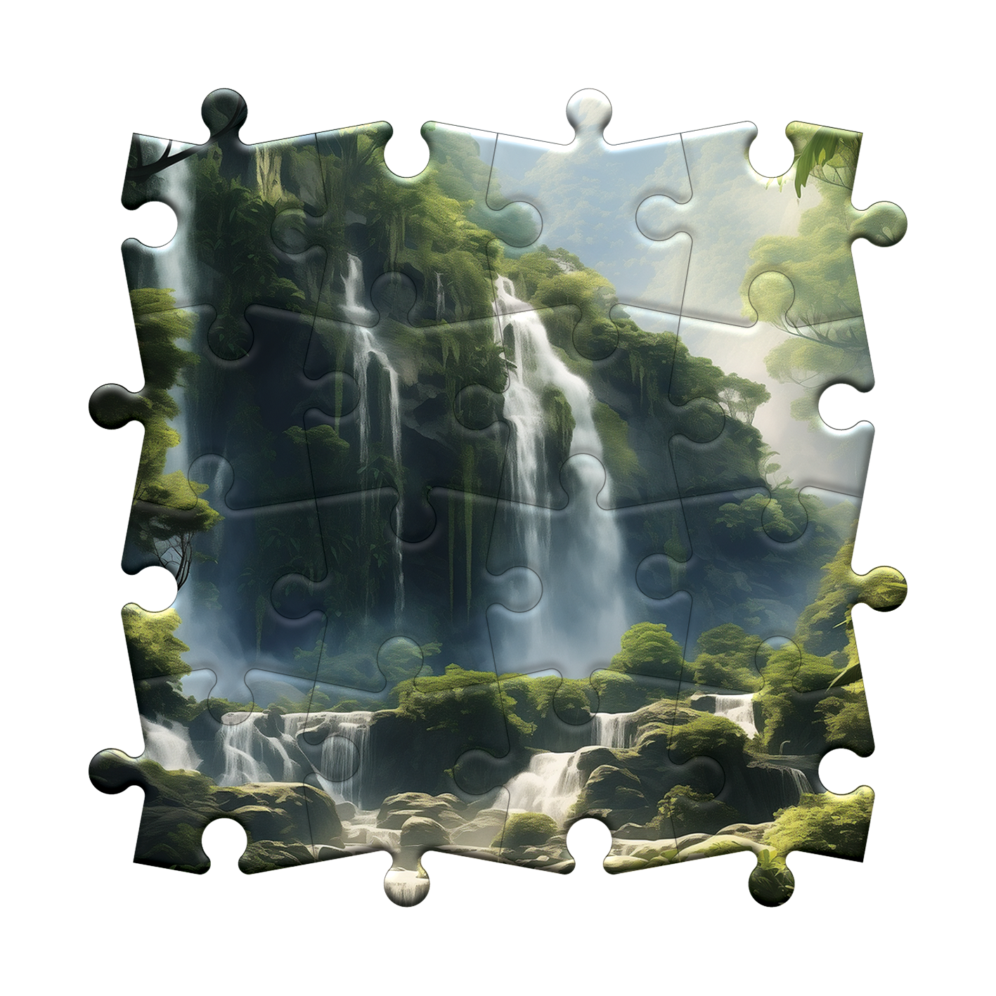 Majestätische Wasserfallreise