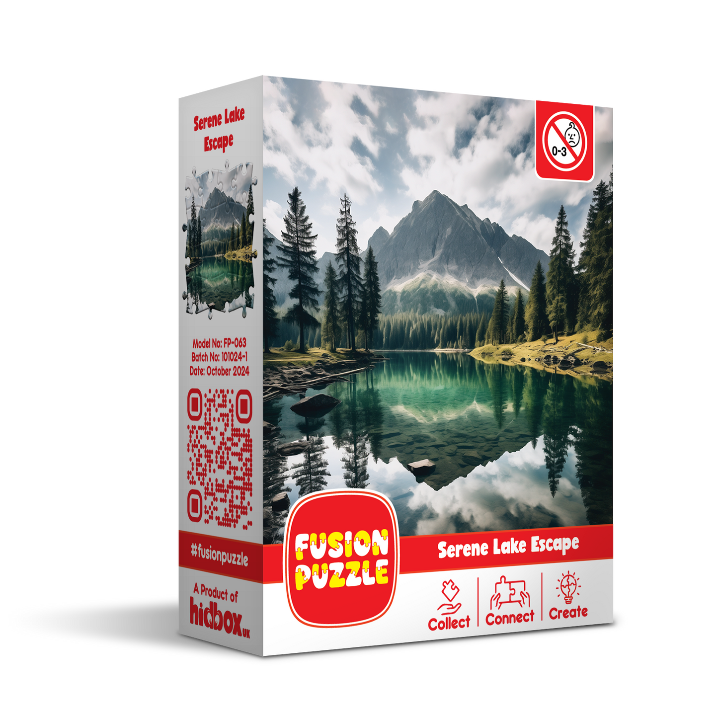 Ruhige Flucht aus dem See
