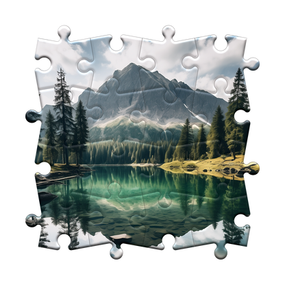 Ruhige Flucht aus dem See
