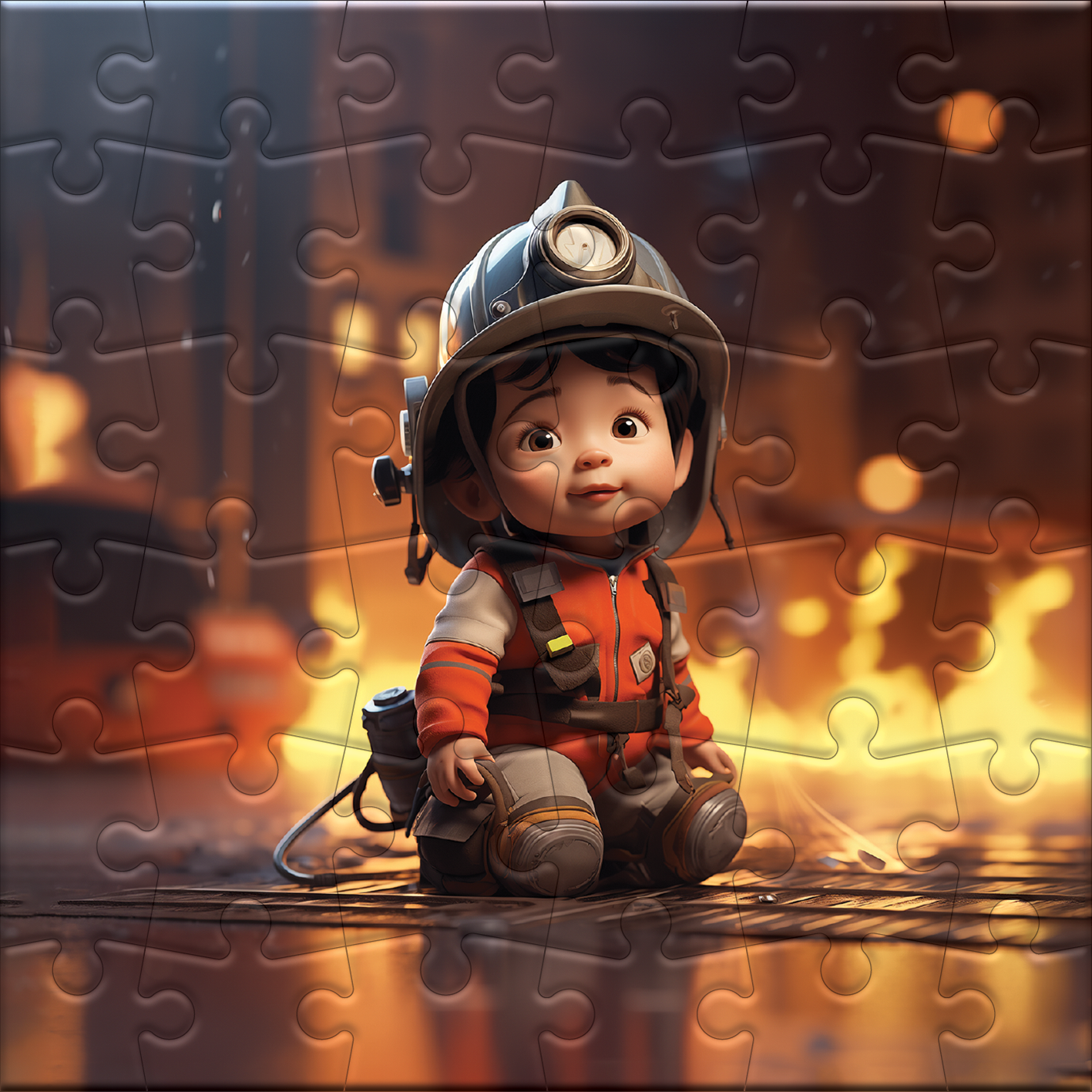 Tapfere Feuerwehrrettung