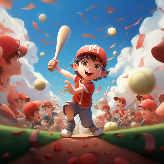 Majestätischer Baseball-Diamant