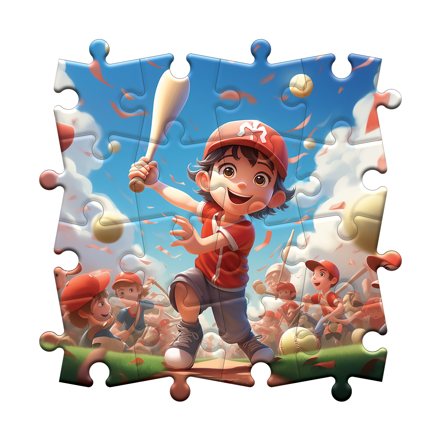 Majestätischer Baseball-Diamant