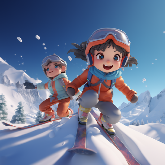 Steep Skiing Slopes
