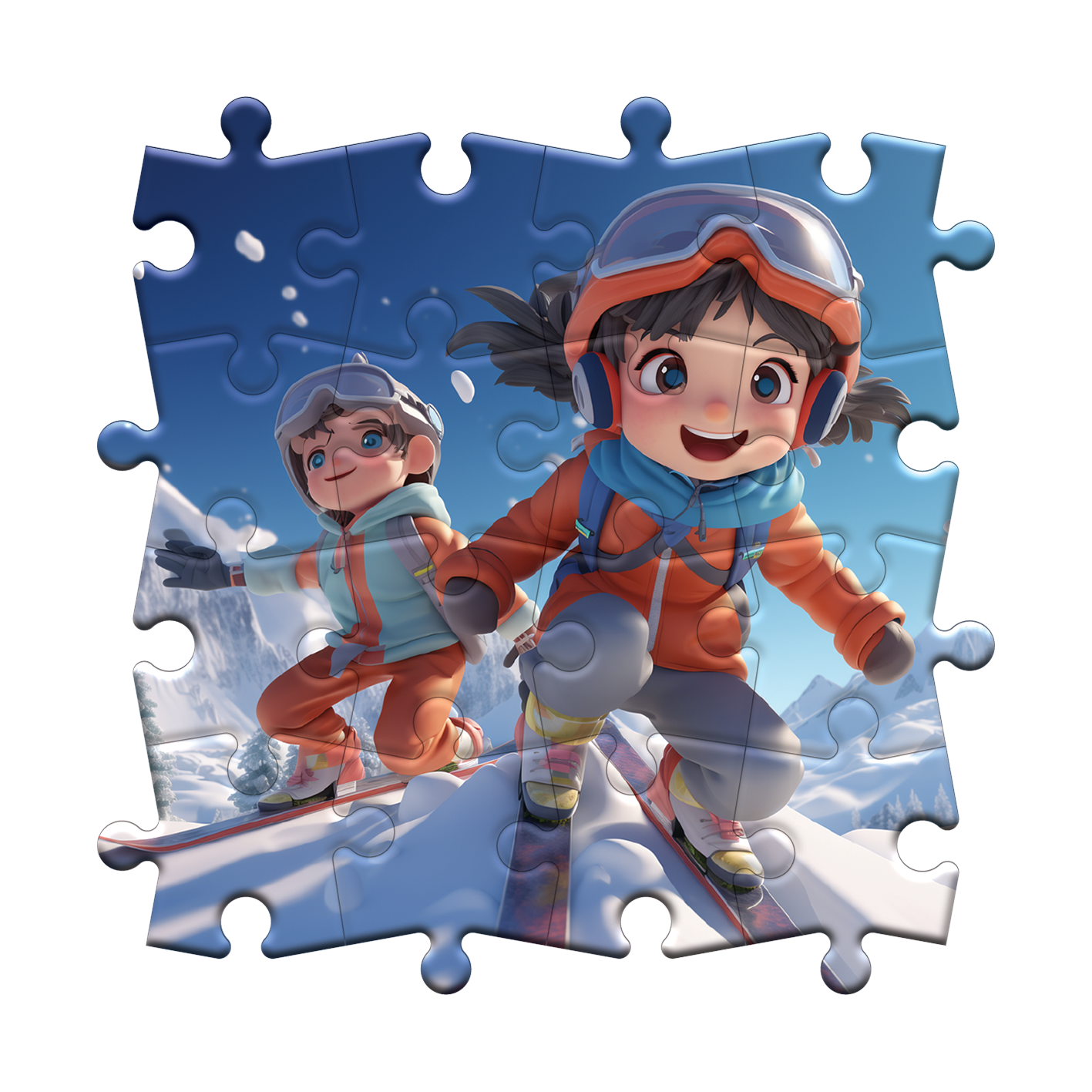 Steile Skipisten