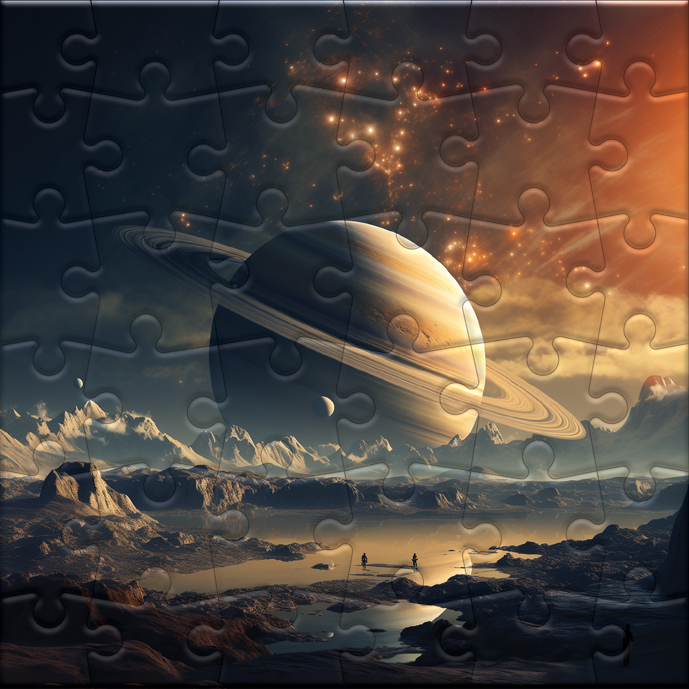 Himmlischer Saturn Vista